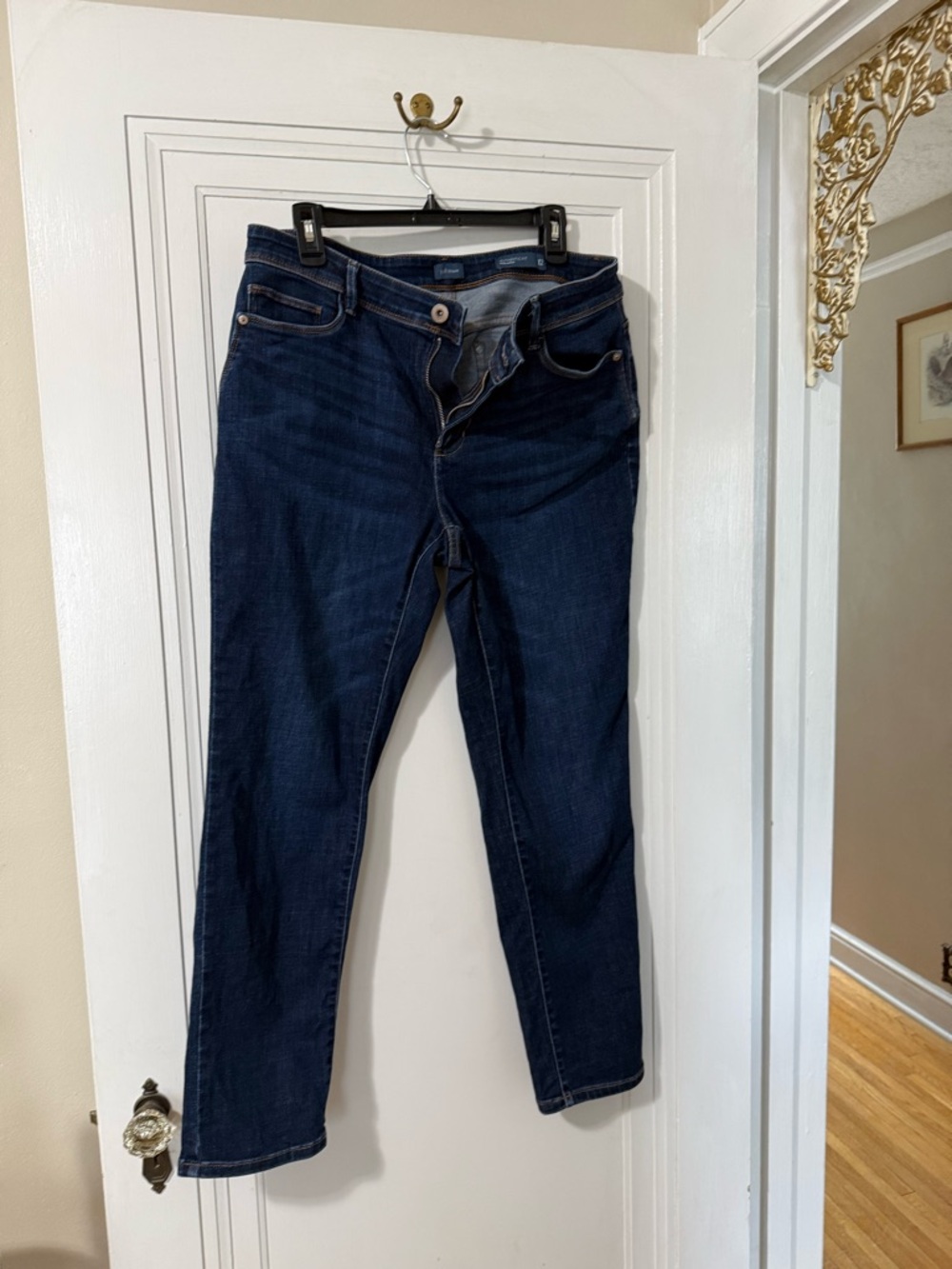 J. Jill Dark Blue Straight Leg Jeans